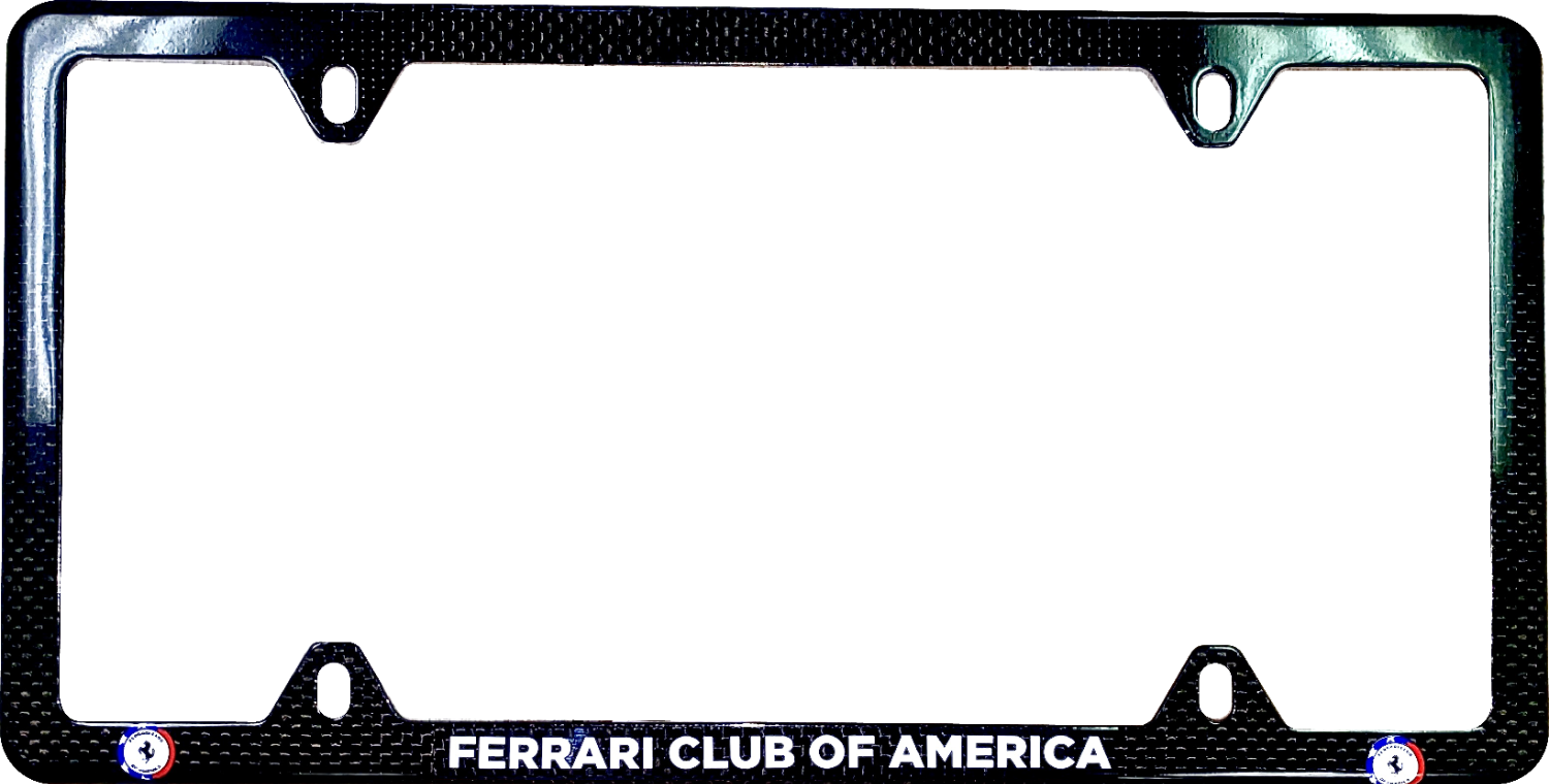 Carbon Fiber 4 Hole License Frame