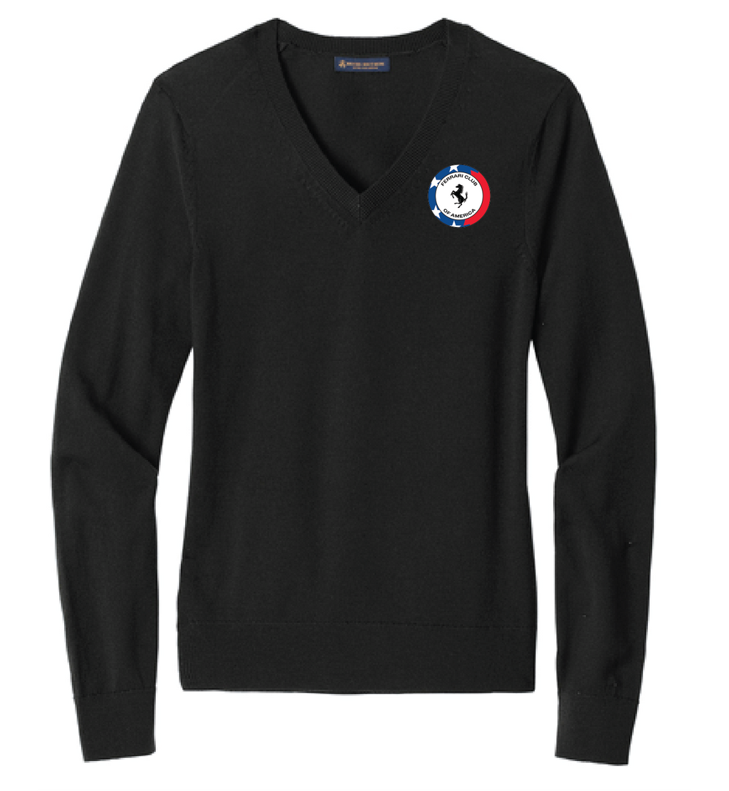 Brooks Brothers Women's Washable Merino V-Neck Sweater